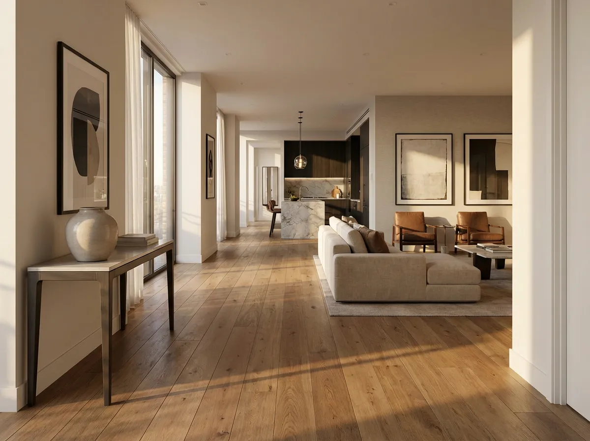 Visita d'apartament de luxe