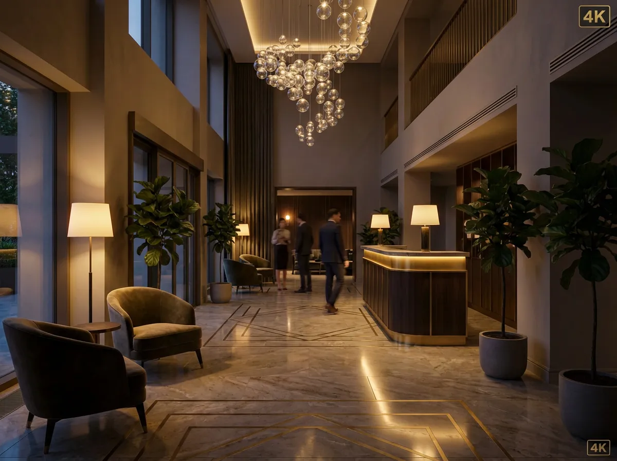 Vestíbul i suite d'hotel