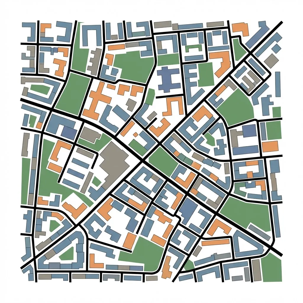 AI Aerial Rendering from a Bird's Eye View Above - input