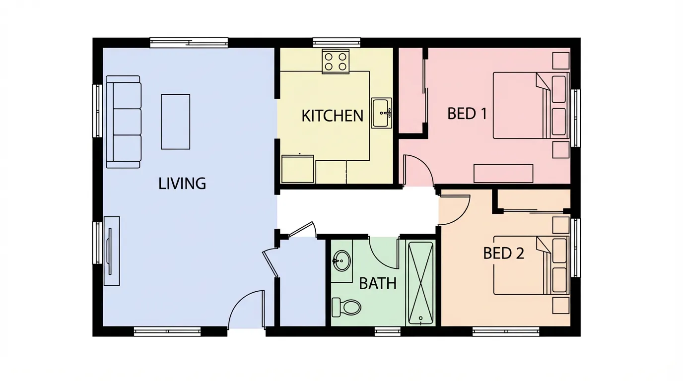 AI Floor Plan Generator for Smart Layouts - after