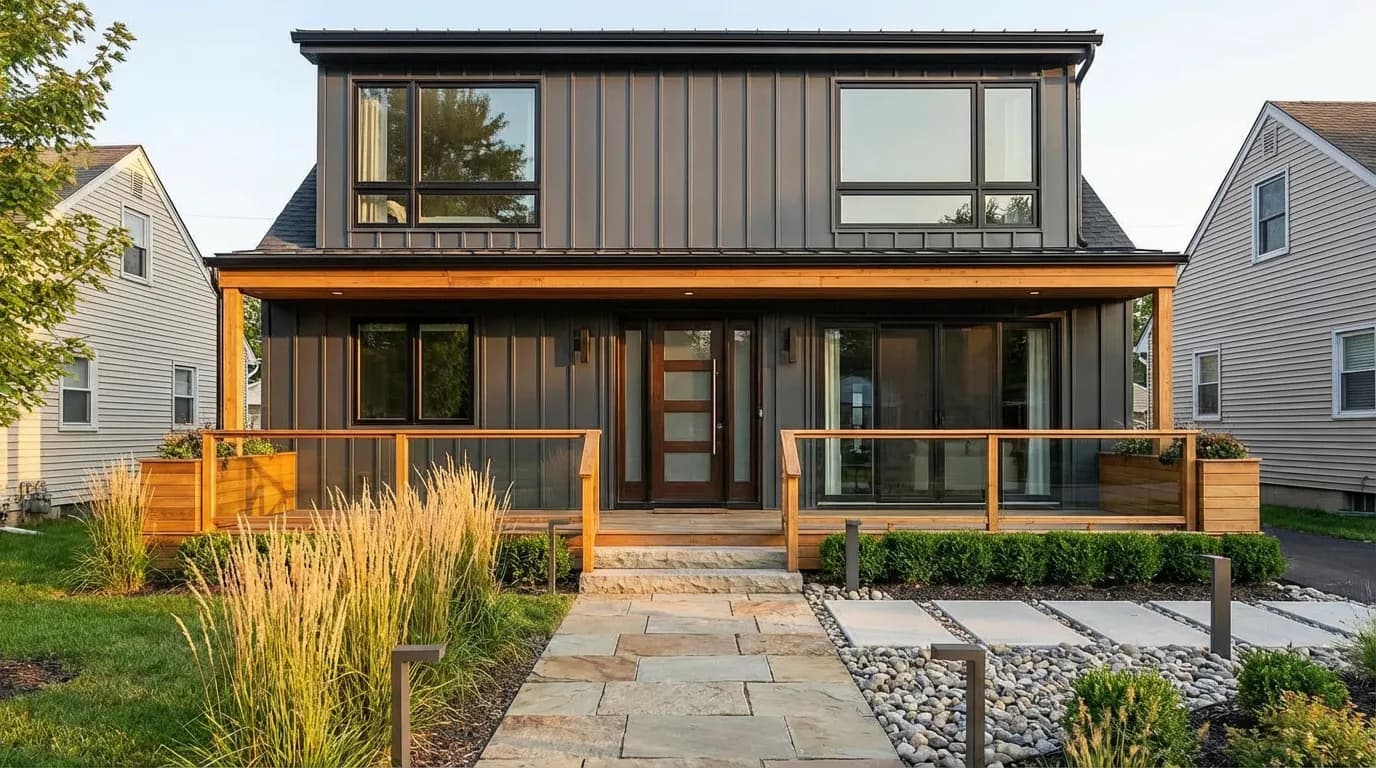 Gestalten Sie Ihr Zuhause neu mit KI-Hausaußendesign - after