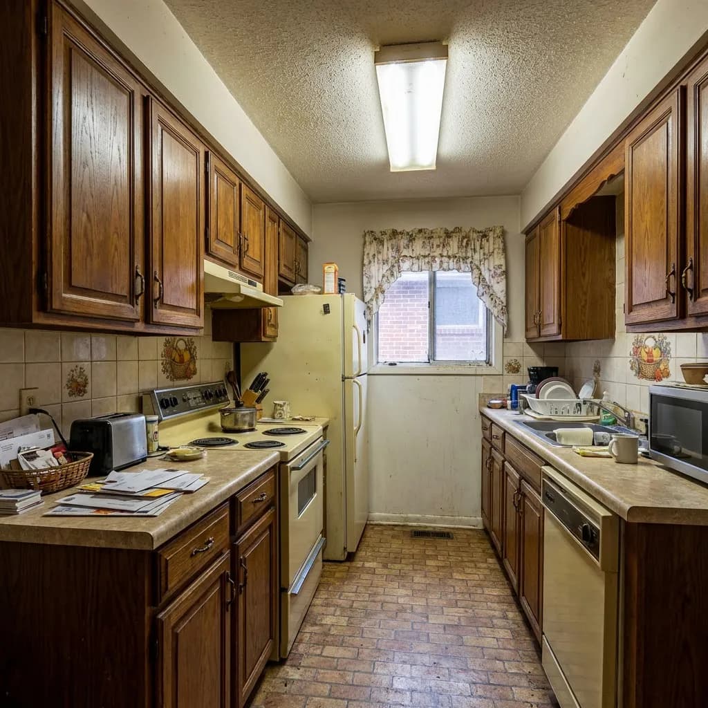 Ridisegna la Tua Cucina Istantaneamente con Design Cucina IA Cucina dei Sogni - input