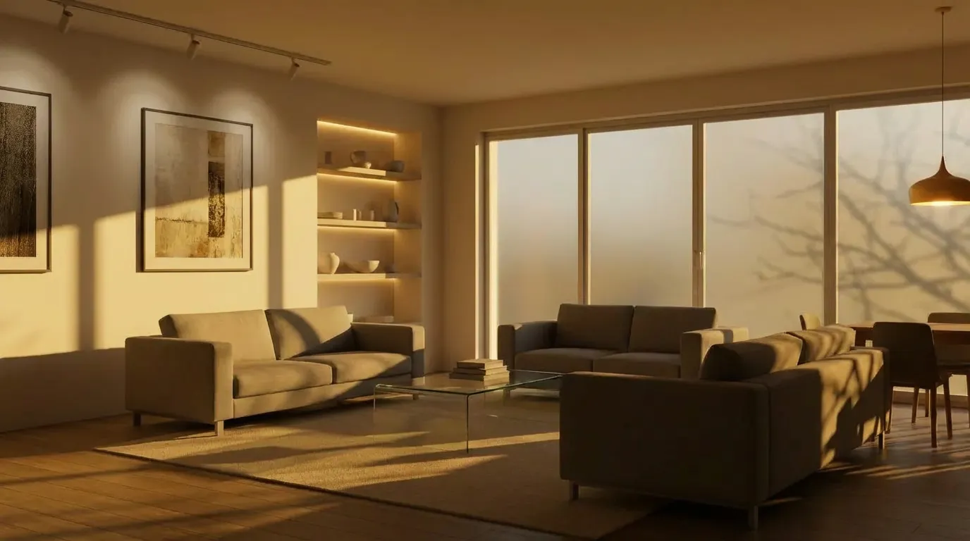 Regolazioni Illuminazione IA per Render Architettonici - after