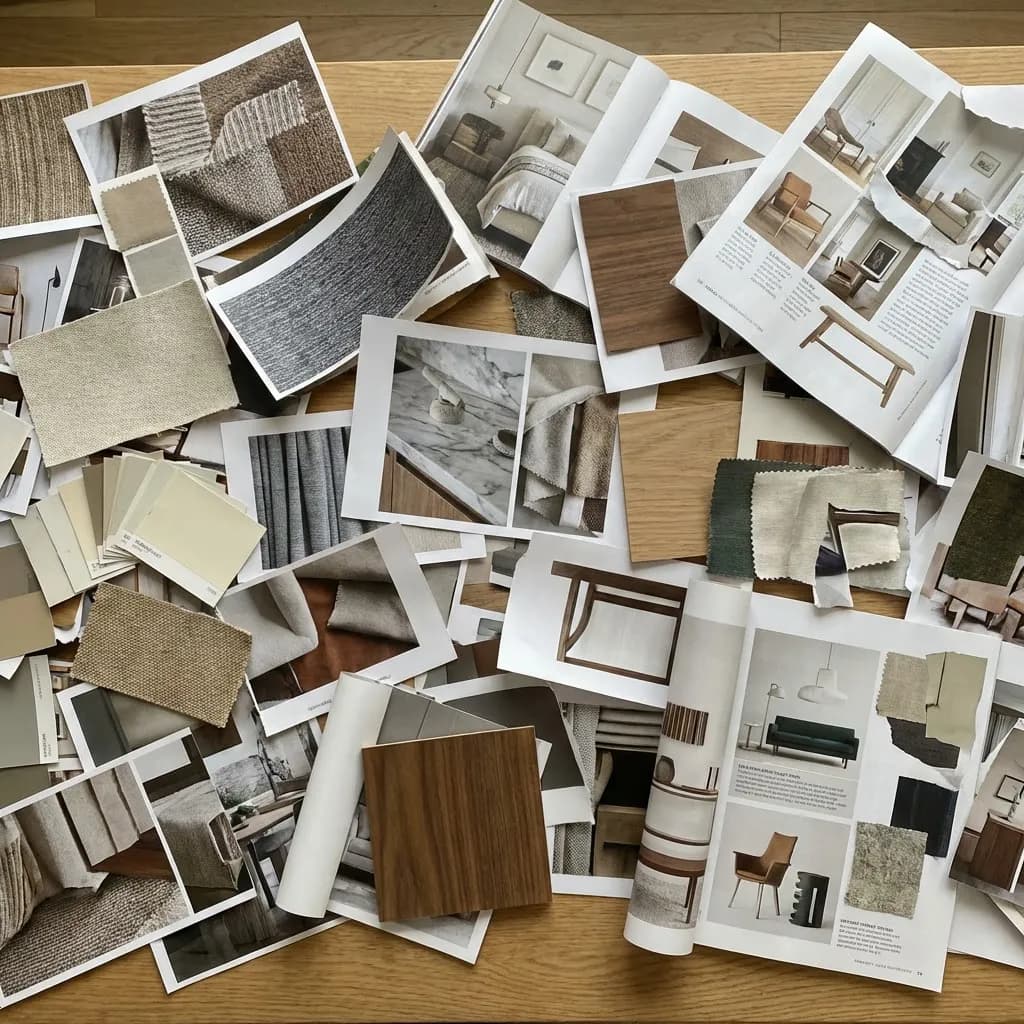 Generador de Mood Board con IA para Arquitectura y Diseño Inspira - input