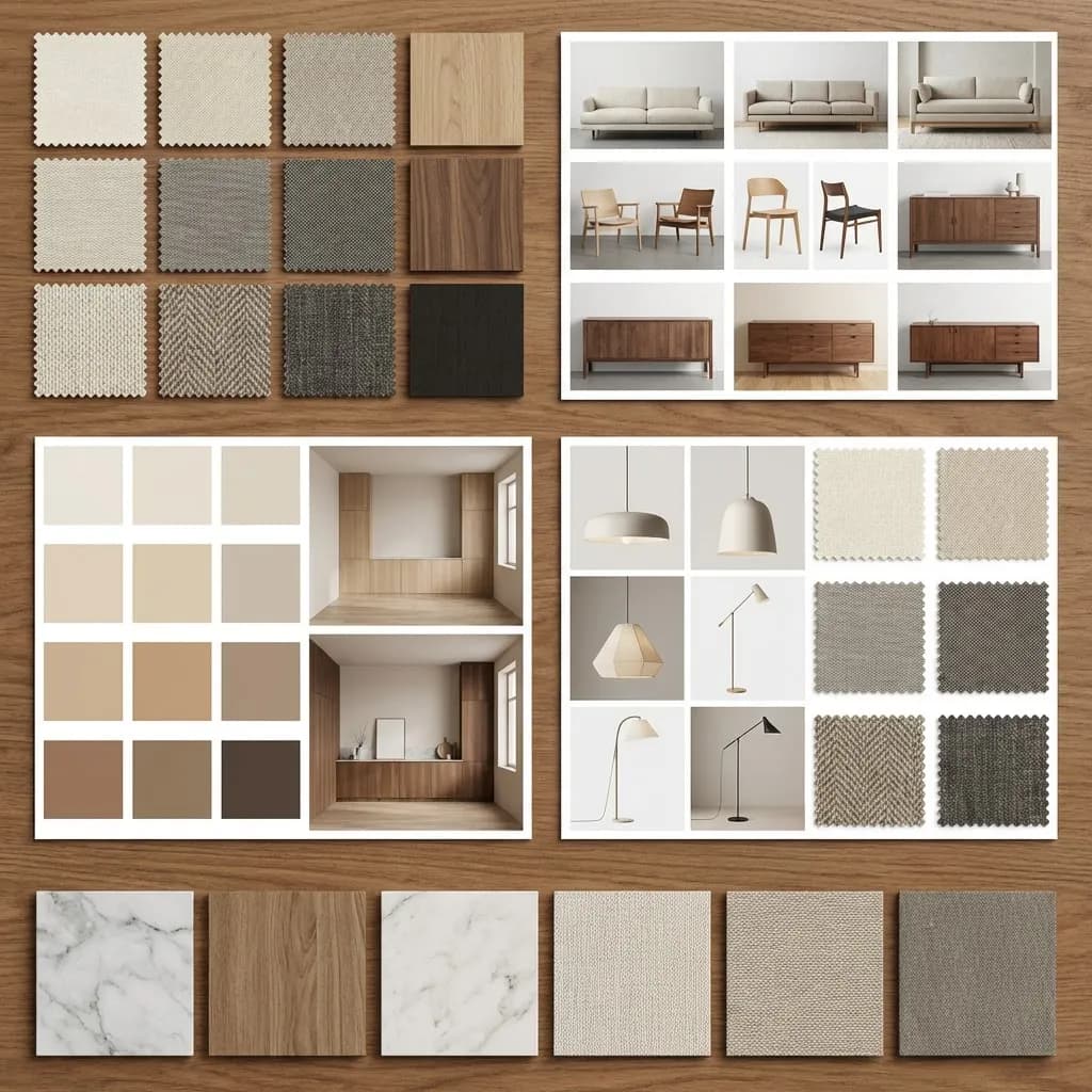 Generador de Mood Board con IA para Arquitectura y Diseño Inspira - result