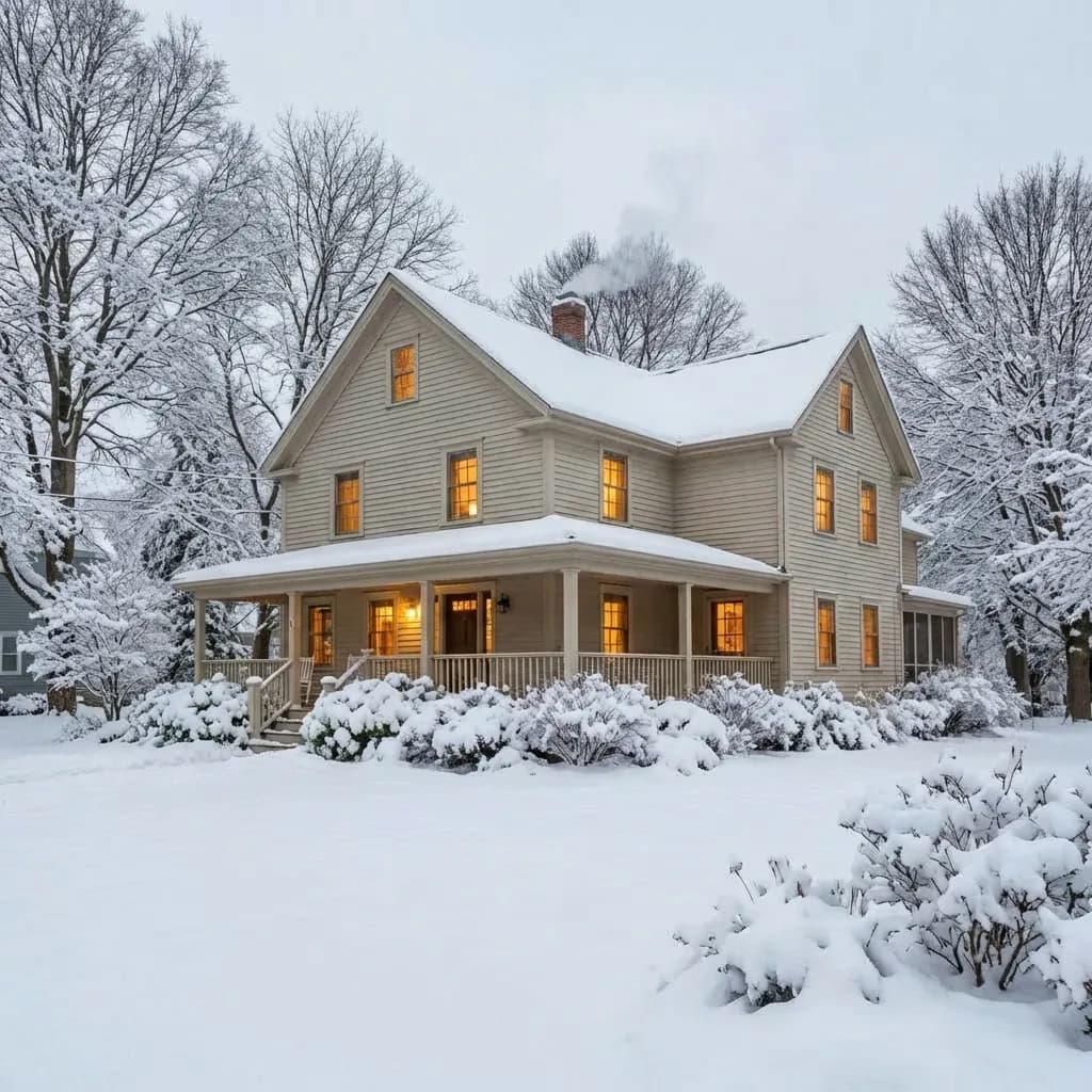 AI Season Change for Architectural Visualization Every Season - result