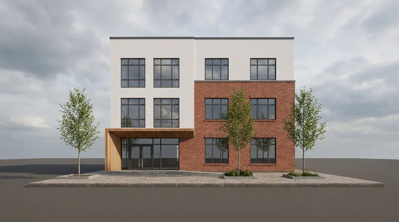 AI Elevation Rendering for Professional Facades - after