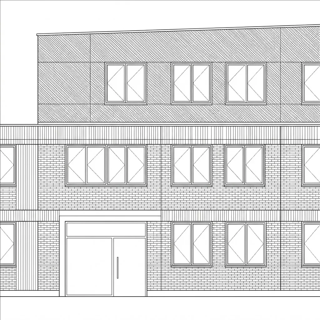 AI Elevation Rendering for Professional Facades Presentation-Ready - input