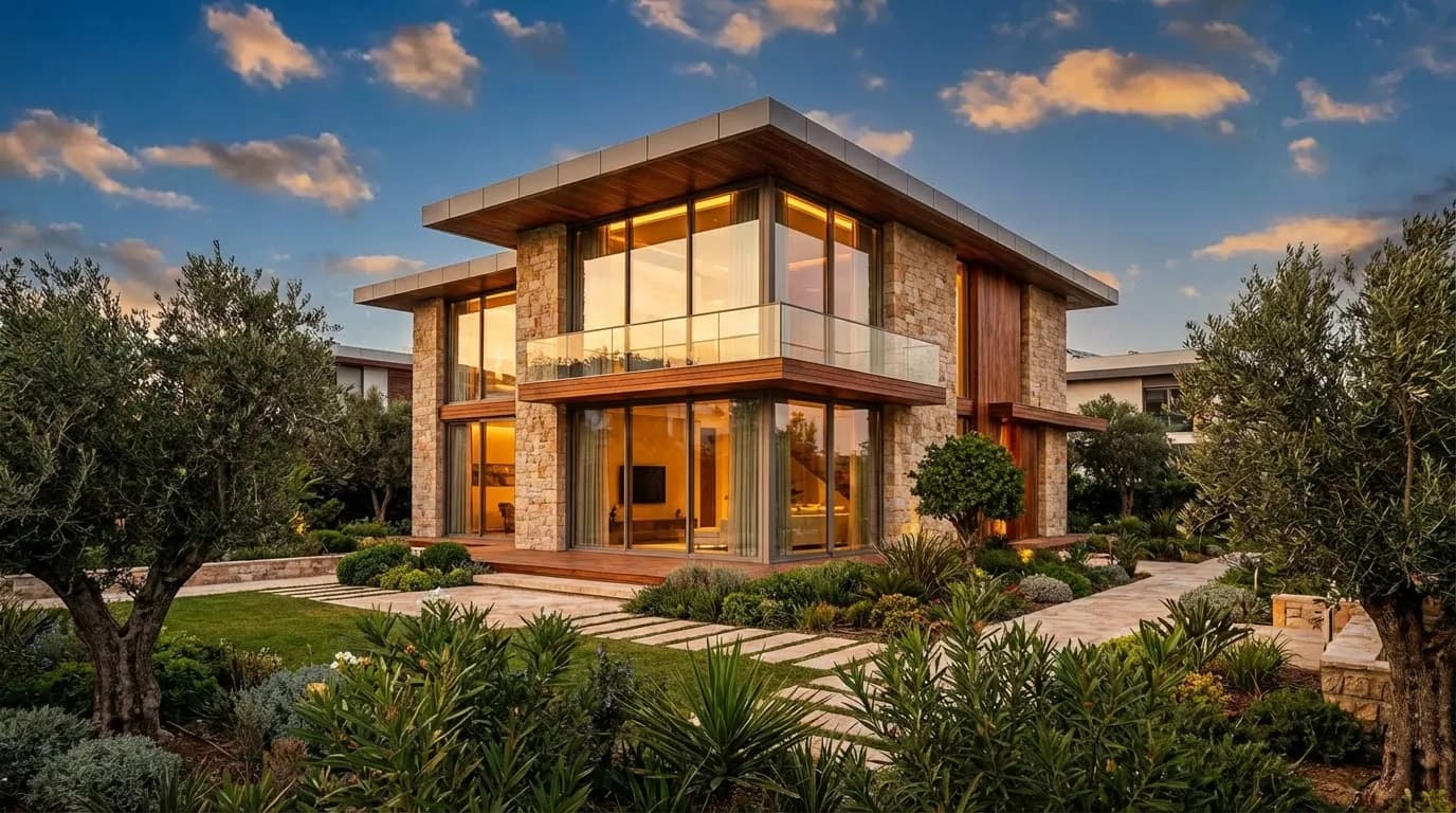 Exterior architecture photorealistic render