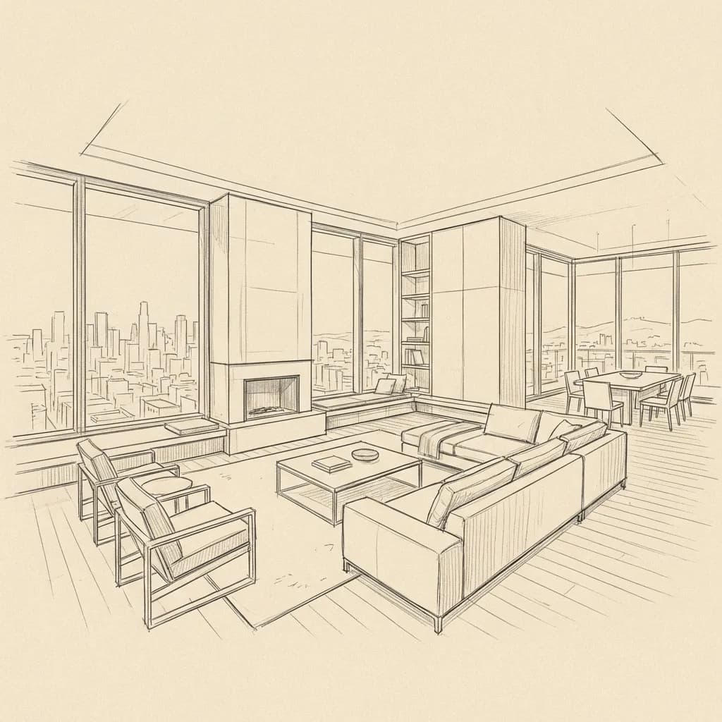 AI 360° Rendering for Immersive Architecture - input