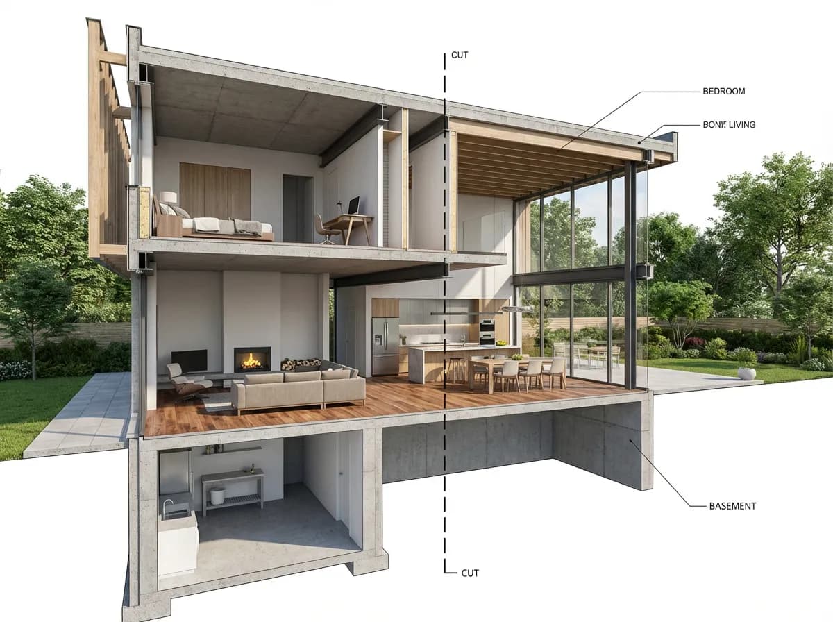 Perspectiva de secció