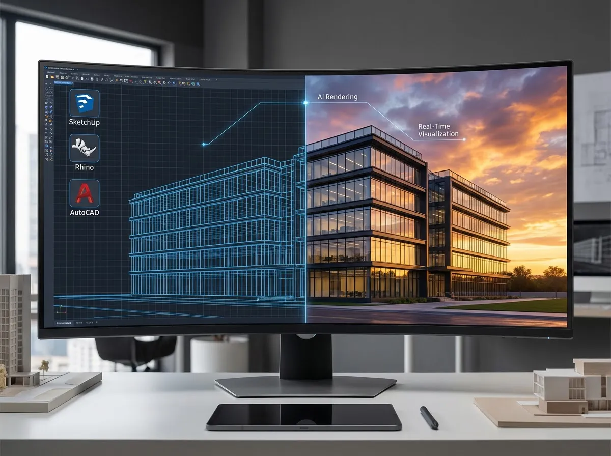 KI-Rendering für Ihre Lieblings- Design-Software