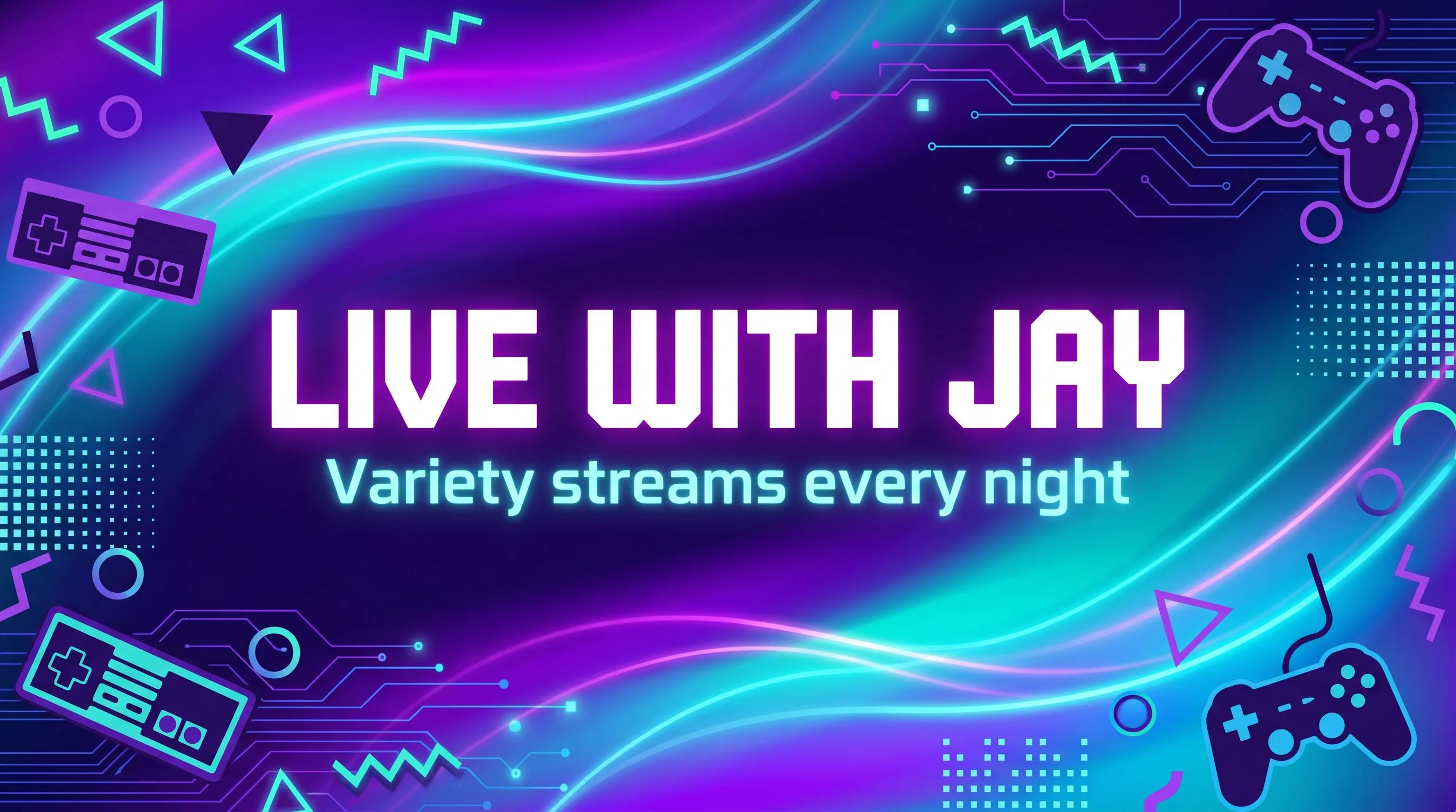 Twitch banner created with the Armox AI banner generator