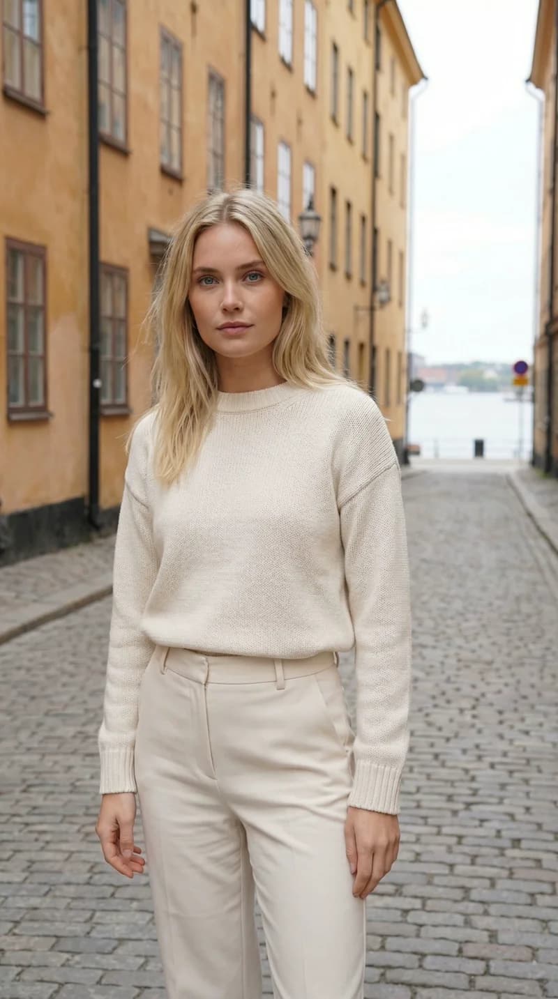 AI generated fashion model