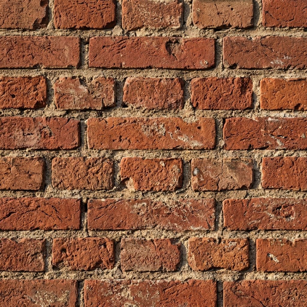 Reference brick wall photo for AI PBR texture generation