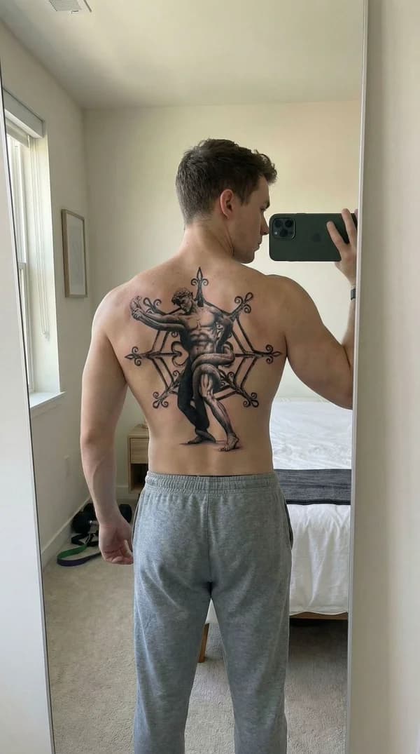 AI generated tattoo try on result
