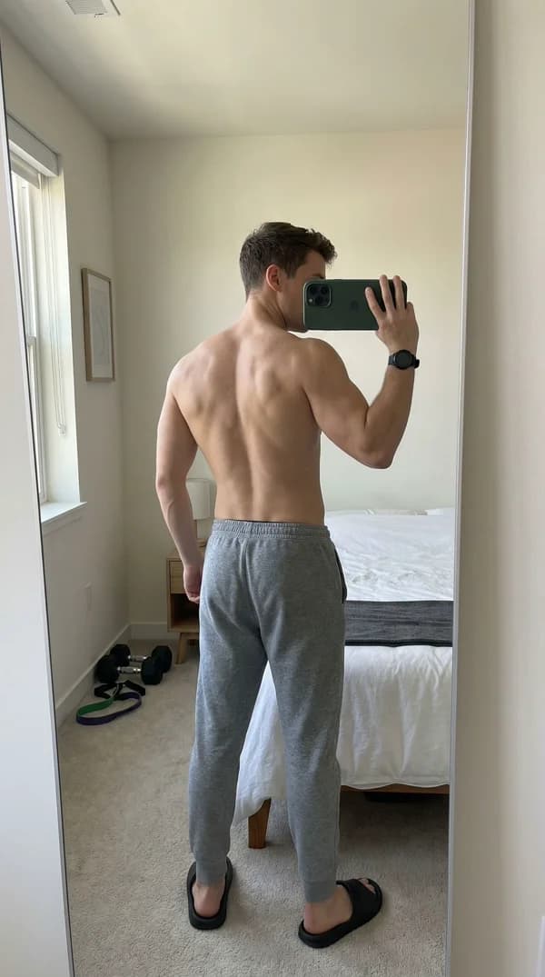 Body photo before tattoo try-on